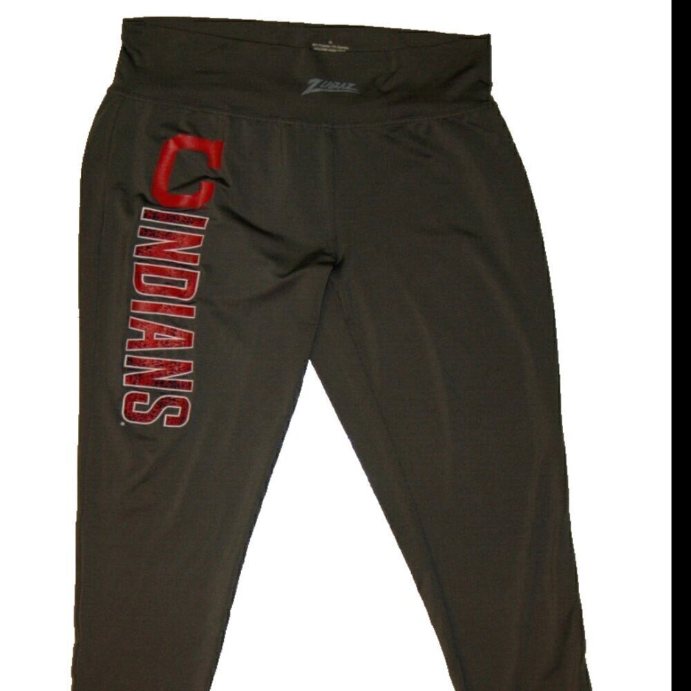 Zubaz Leggings Stretch Pants XL Cleveland Indians